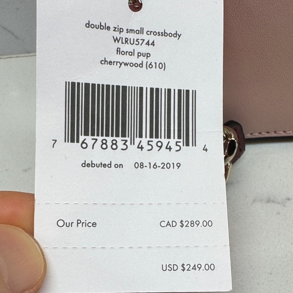 Kate Spade Pink Crossbody Bag with Dog Design - Picture 10 of 10